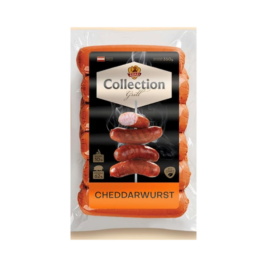 Desiņas ĀDAŽI Grill Collection Cheddarwurst, 350g