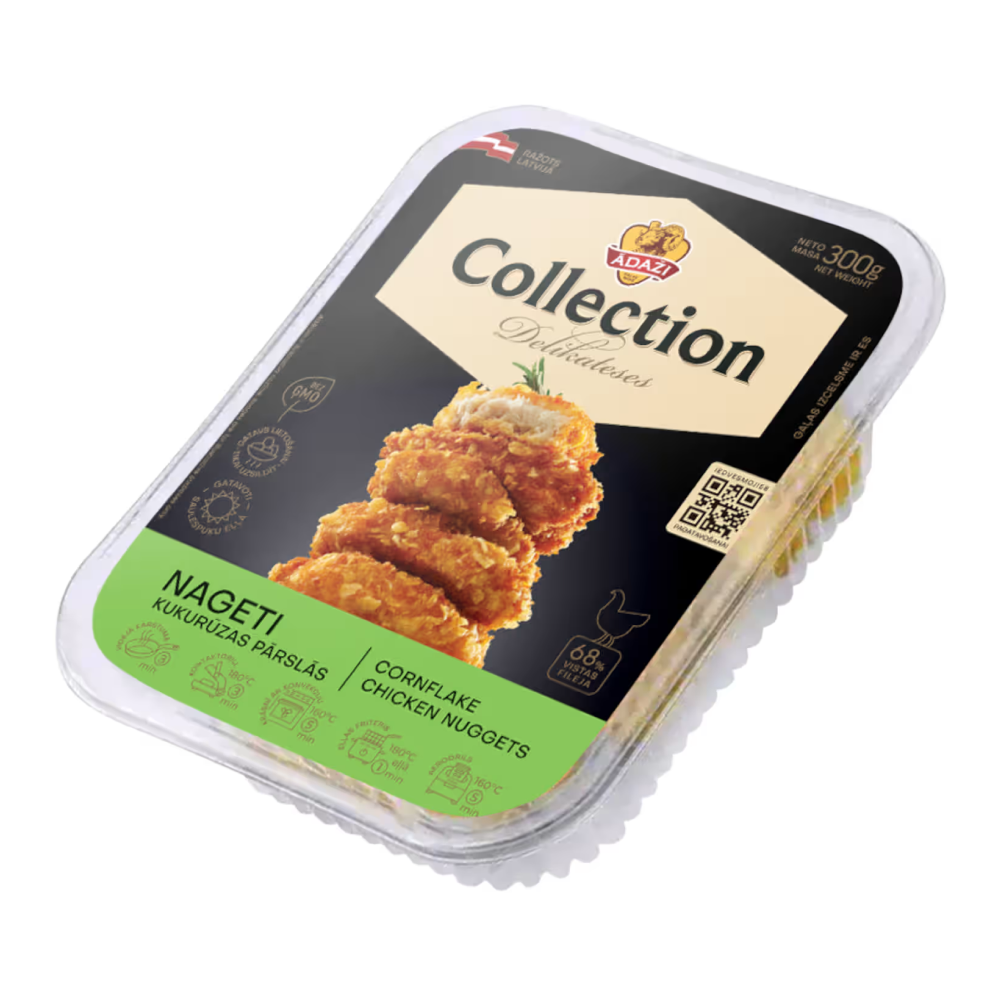 Nageti GNA Collection kukurūzas pārslās 300g