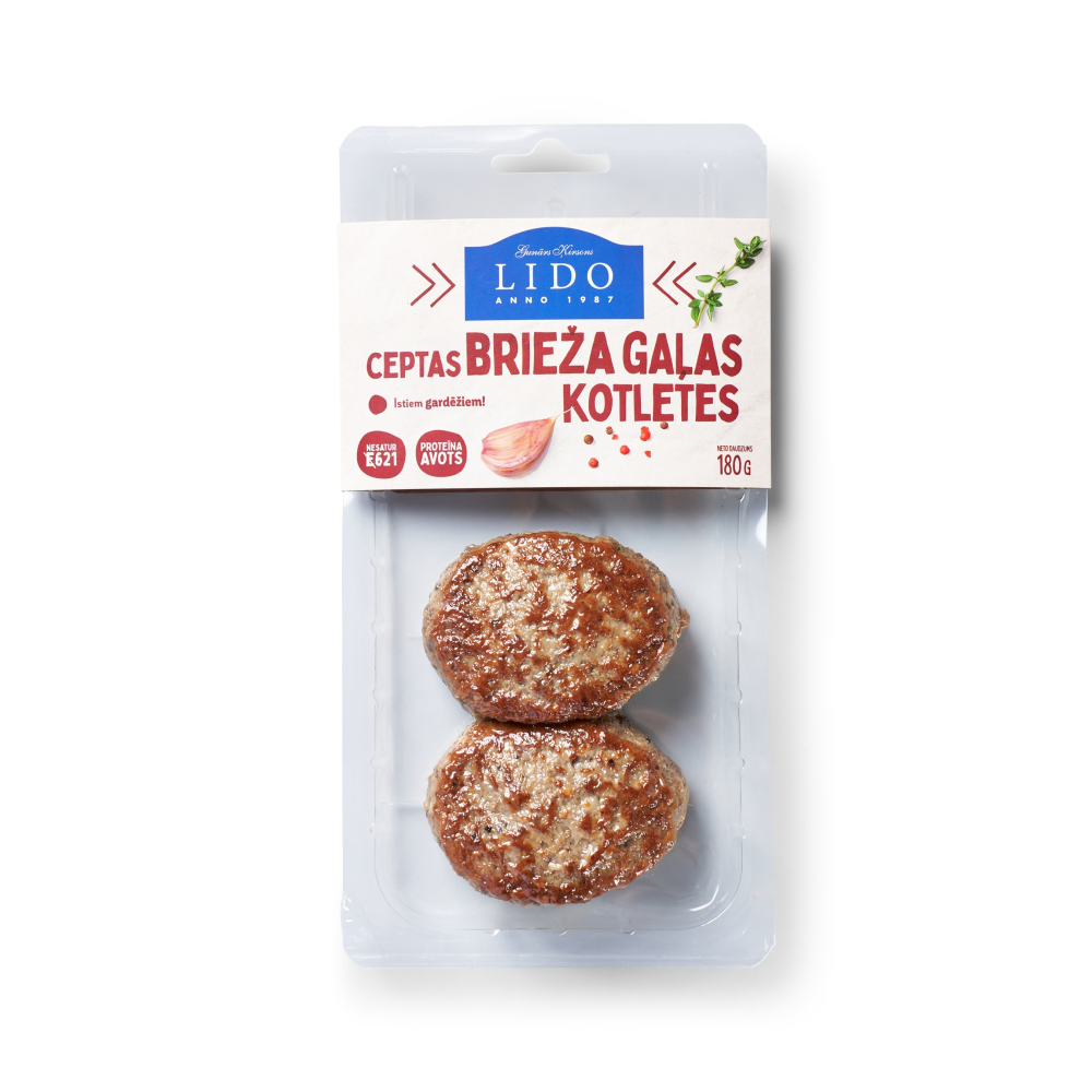 Brieža gaļas kotletes 180g Lido
