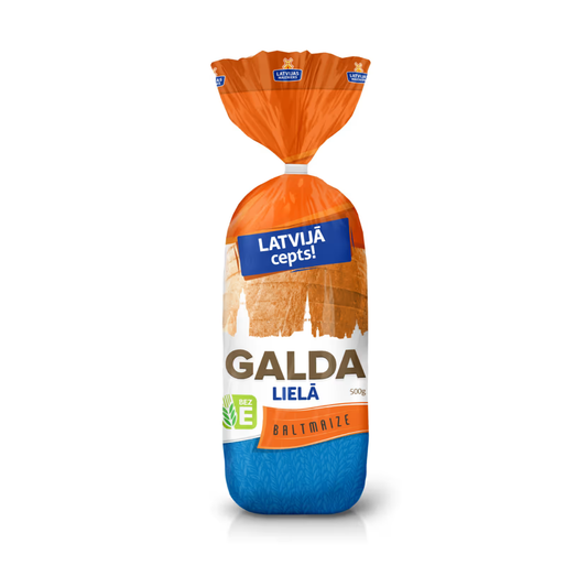 Baltmaize Lielā galda sagriezta 500g