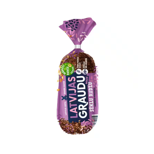 Rudzu maize Latvijas graudu ar sēklām 800g