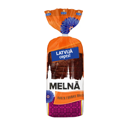 Rudzu maize formas melnā sagriezta 600g