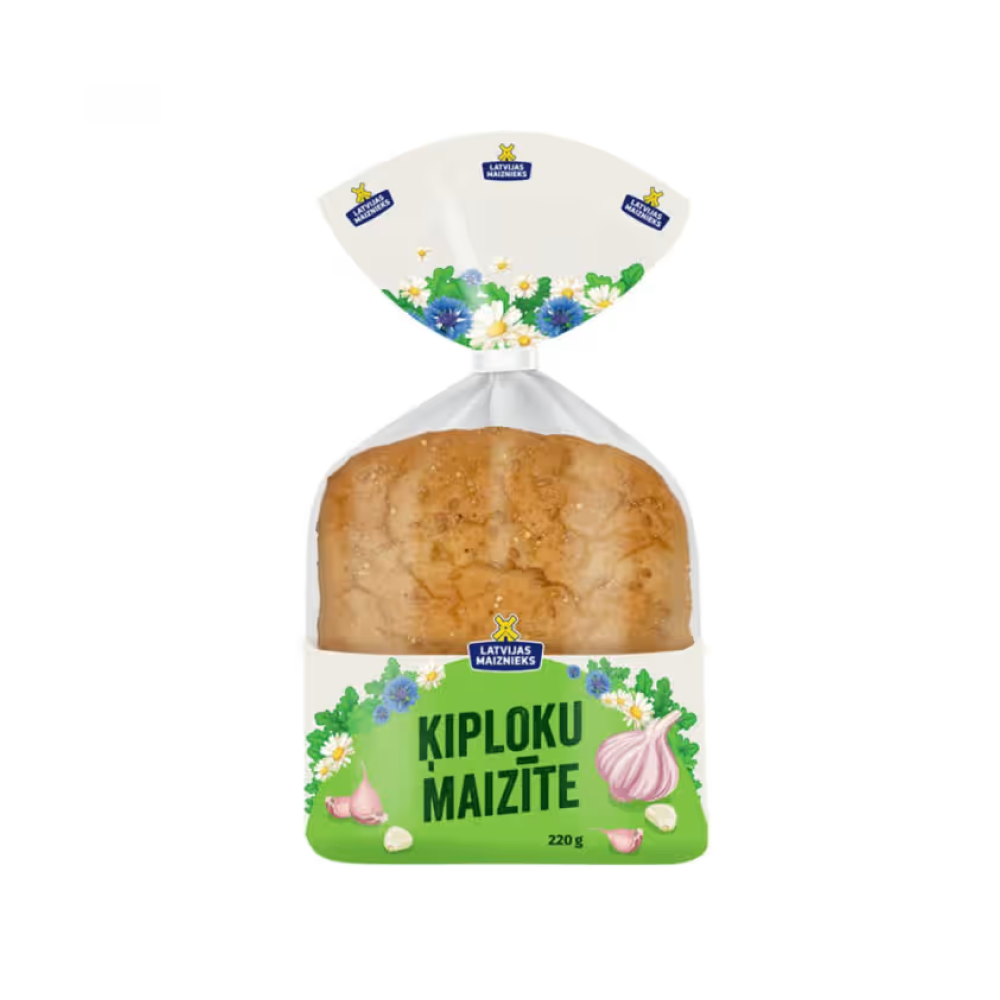 Ķiploku maizīte Latvijas Maiznieks 220g