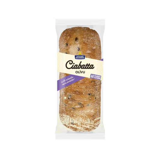 Ciabatta Latvijas Maiznieks olīvu 250g