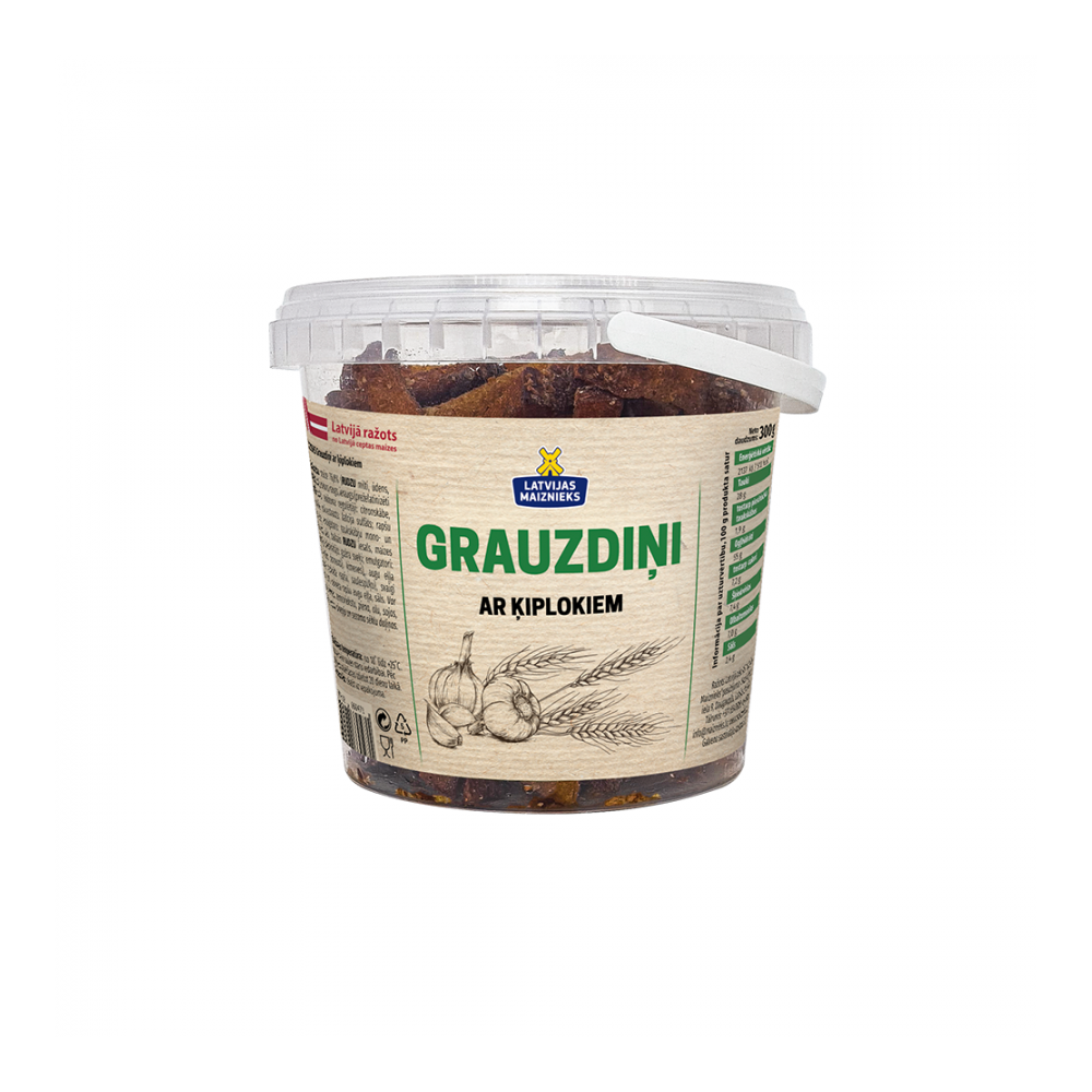Grauzdiņi Zeltenes ar ķiplokiem 300g