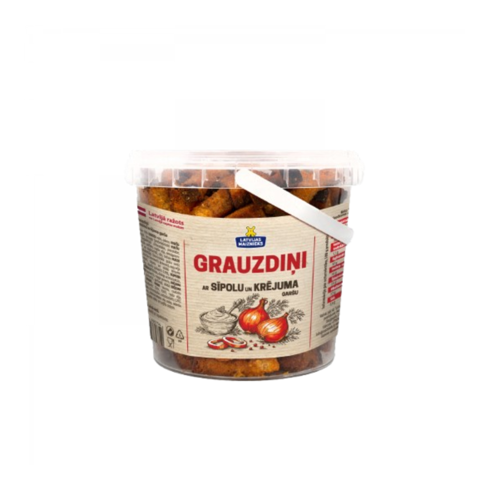 ZELTENES Grauzdiņi ar sīpolu un skābā krējuma garšu 300g