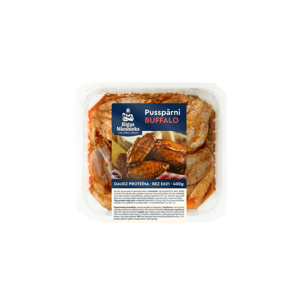 Buffalo spārniņi 400g RM
