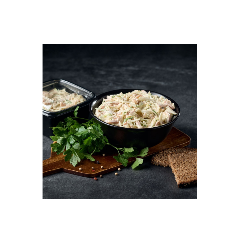 Salāti dārzeņu ar kūpinātu cāli  1 kg Lido