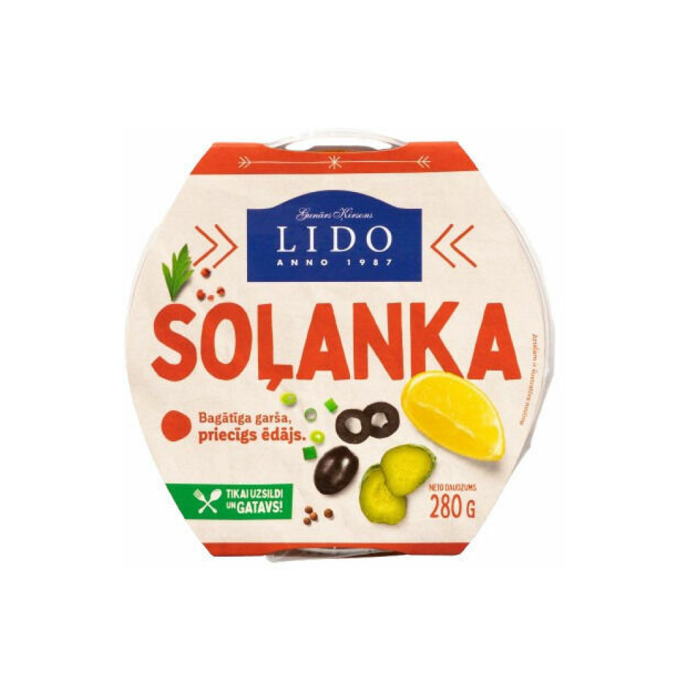 Zupa soļanka 280g Lido