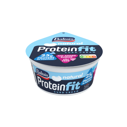 Biezpiena krēms Protein bez piedevām 300g, Baltais