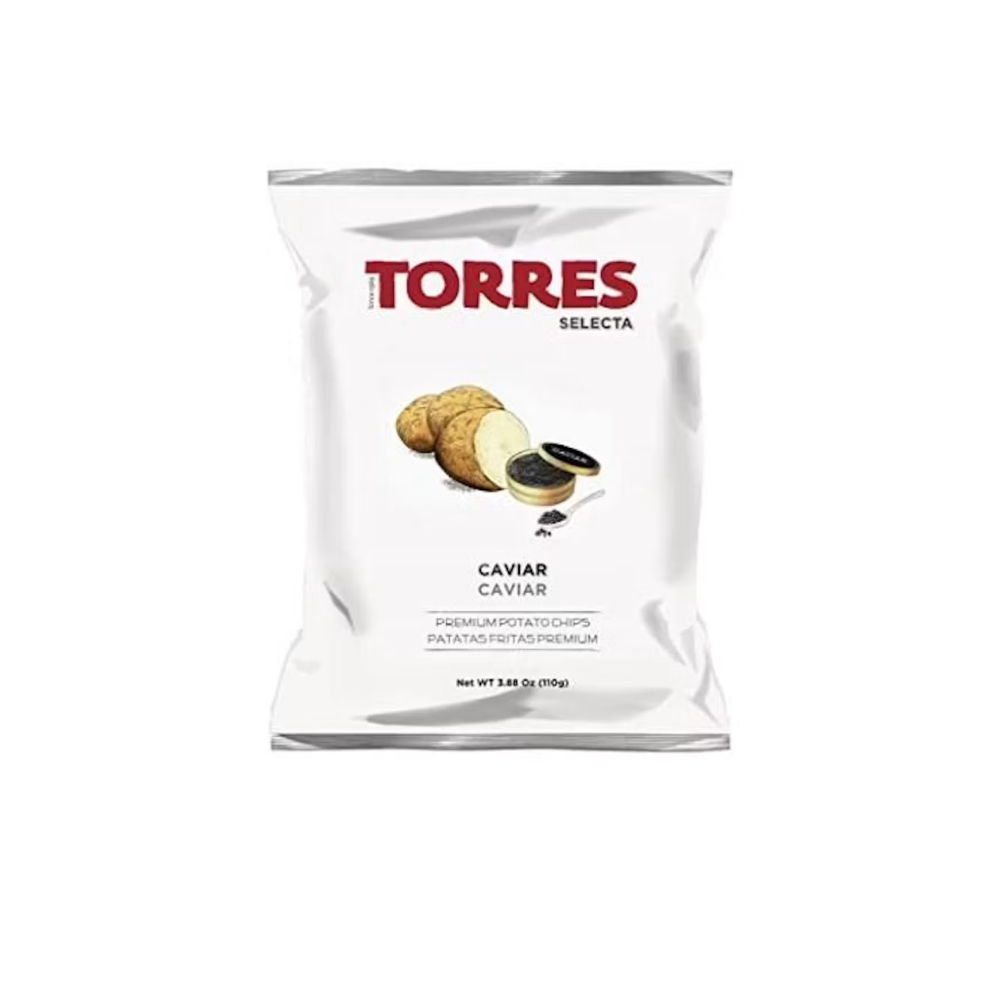 Kartupeļu čipsi TORRES, ikru garša, 110g