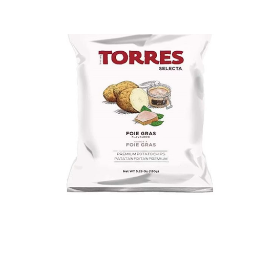 Kartupeļu čipsi TORRES Fuagra garša, 150g